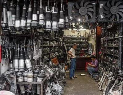 广州陈田汽配城 汽车界的“淘宝圣地”与“拆车件之乡”